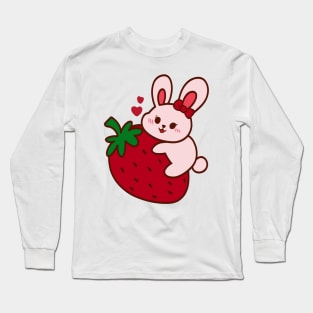 Bunny buddies : A berry sweet hug Long Sleeve T-Shirt